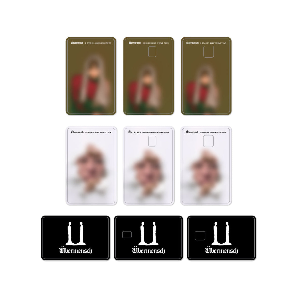 G-DRAGON - OFFICIAL MD CARD COVER STICKER - COKODIVE