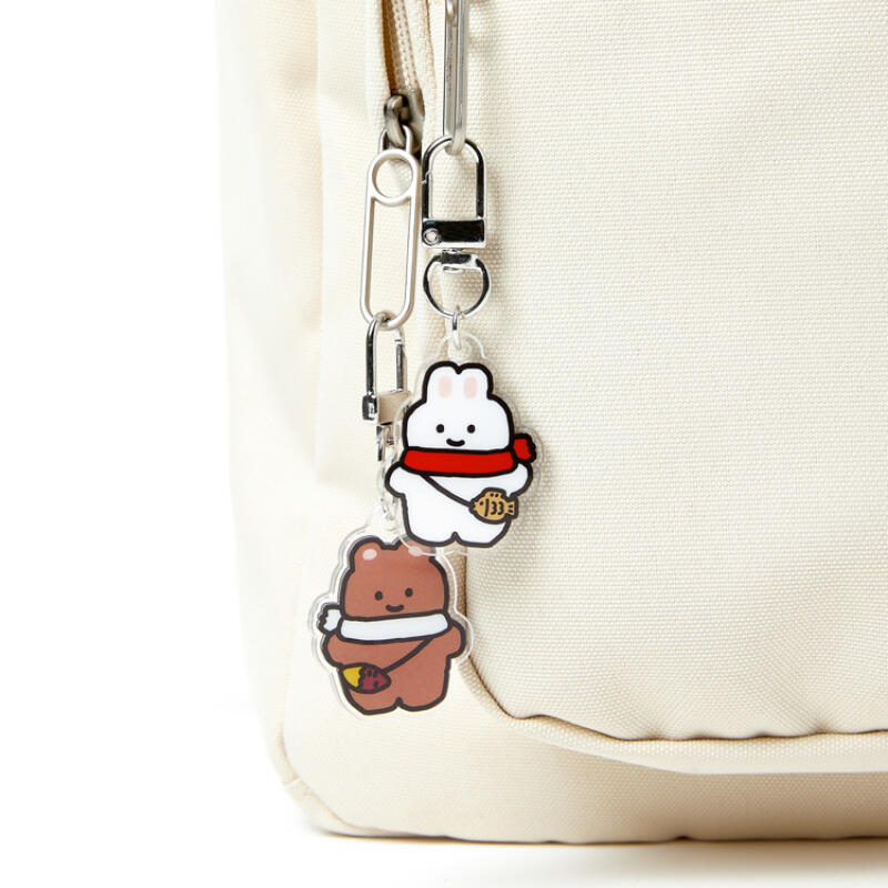 CHRISTMAS ACRYLIC KEYRING WINTER COUPLE - COKODIVE