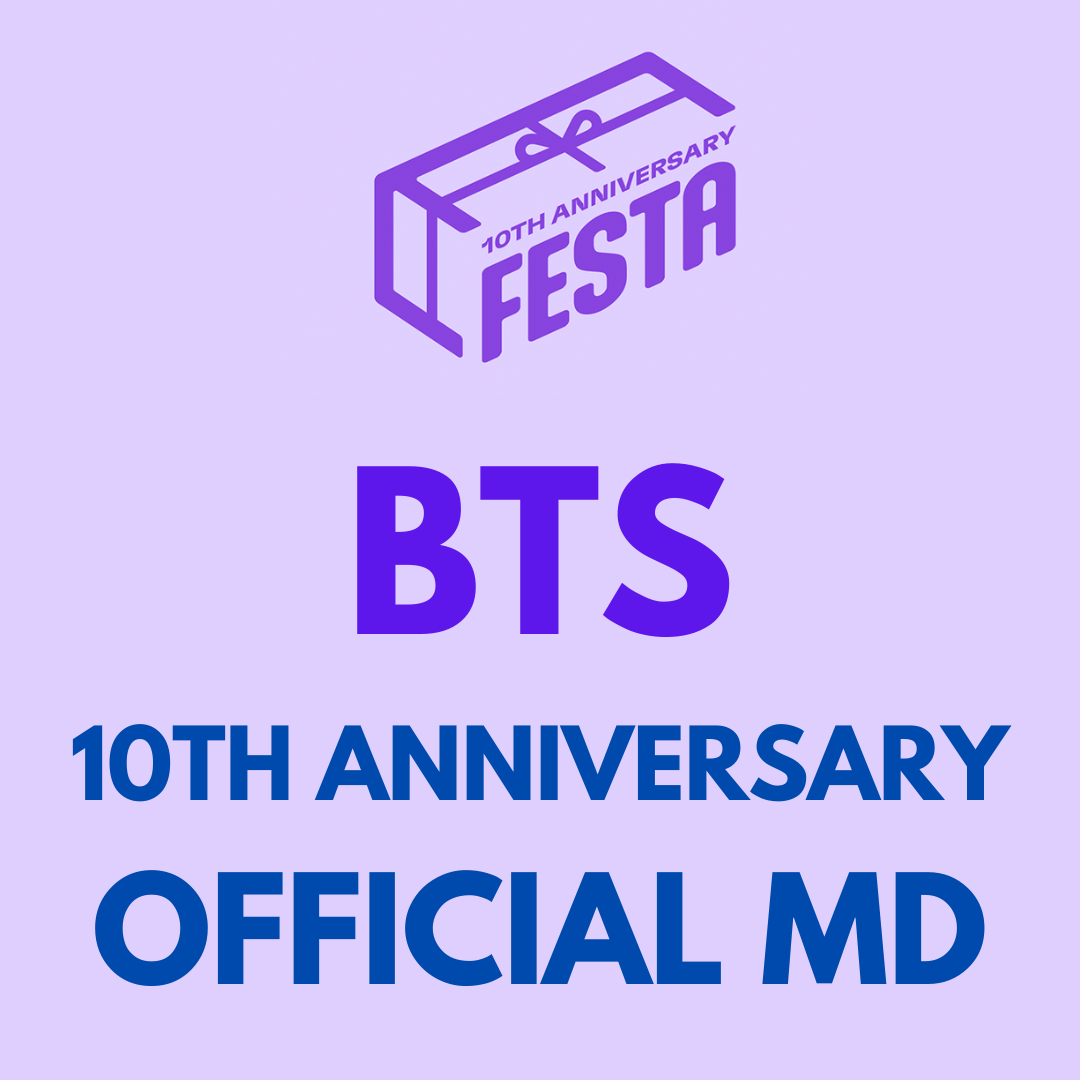 PRE ORDER [2ND PRE-ORDER] BTS - 10TH ANNIVERSARY FESTA OFFICIAL MD 