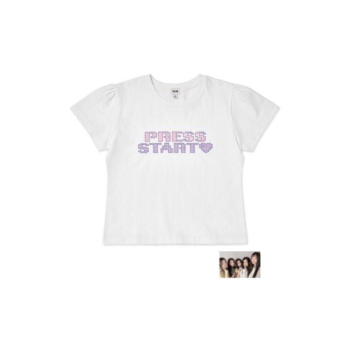 ILLIT - PRESS START OFFICIAL MD CROP T-SHIRT - COKODIVE