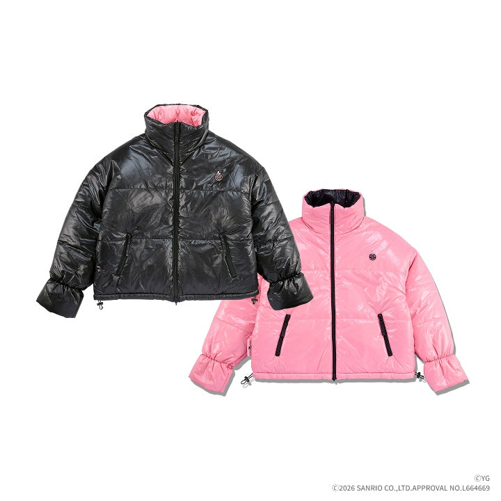 BLACKPINK - BLACKPINK X MY MELODY OFFICIAL MD CROPPED PUFF JACKET (L SIZE) - COKODIVE