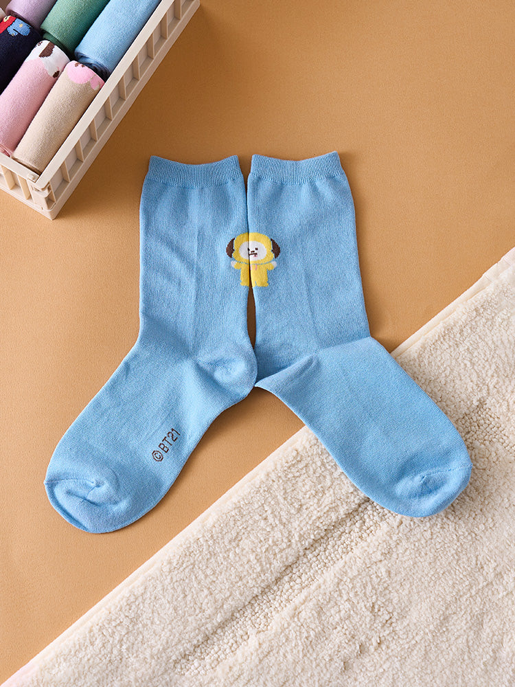 BT21 - BASIC DAILY COLOR SOCKS - COKODIVE