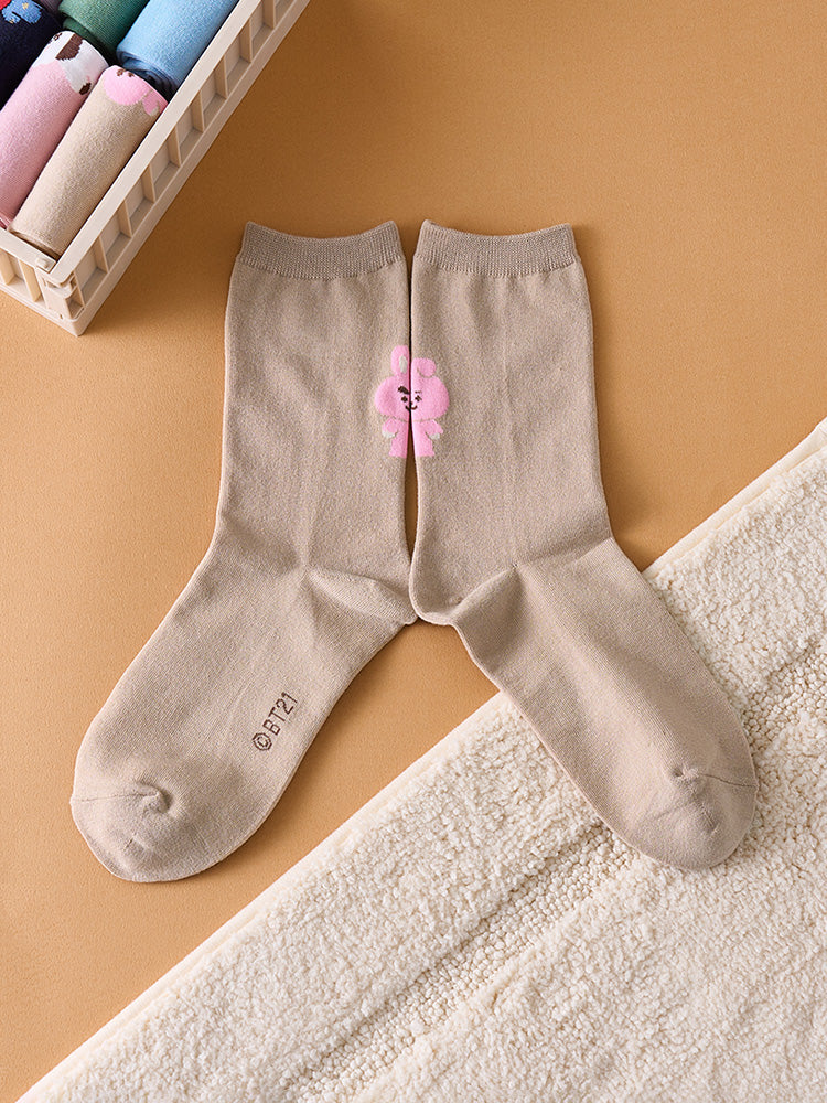 BT21 - BASIC DAILY COLOR SOCKS - COKODIVE