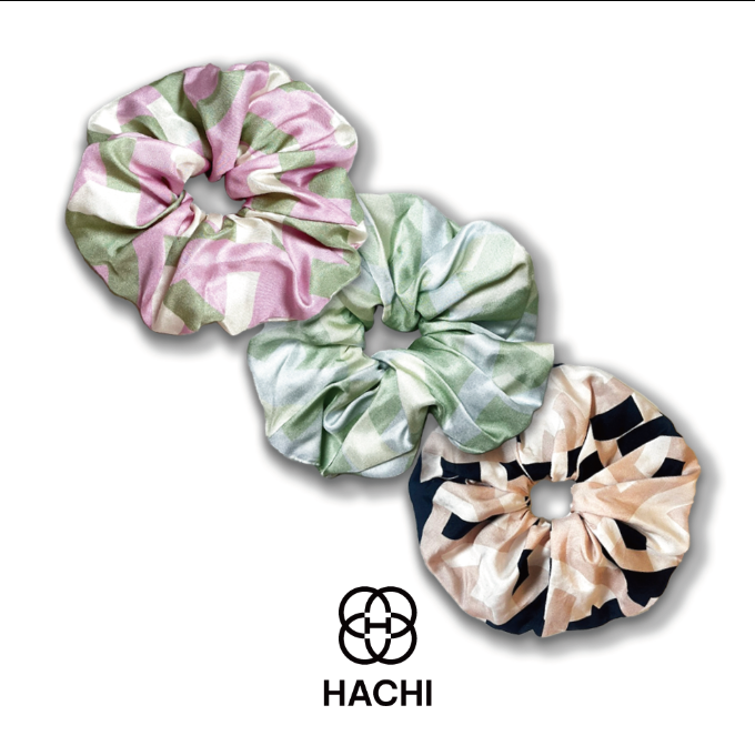 DANCHEONG SCRUNCHIE (DOUBLE RING PATTERN) - COKODIVE