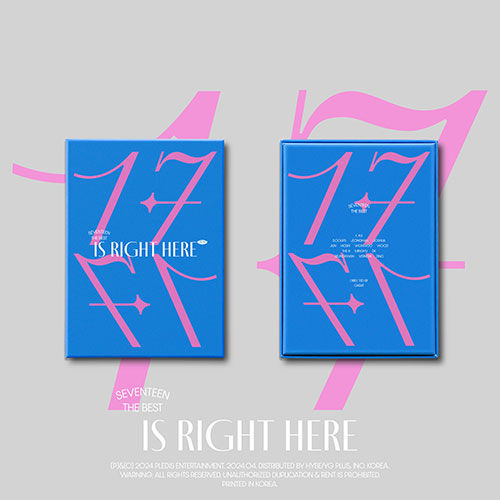 SEVENTEEN - 17 IS RIGHT HERE BEST ALBUM DEAR VER RANDOM (LIMITED EDITION: CHOOSE YOUR PHOTOCARD) - COKODIVE