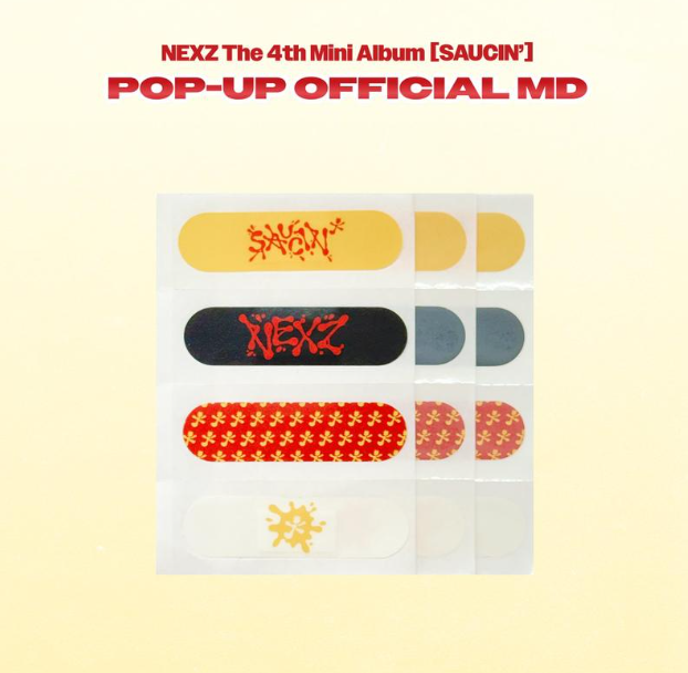 NEXZ - SAUCIN' POP UP OFFICIAL MD DECO BAND-AID - COKODIVE