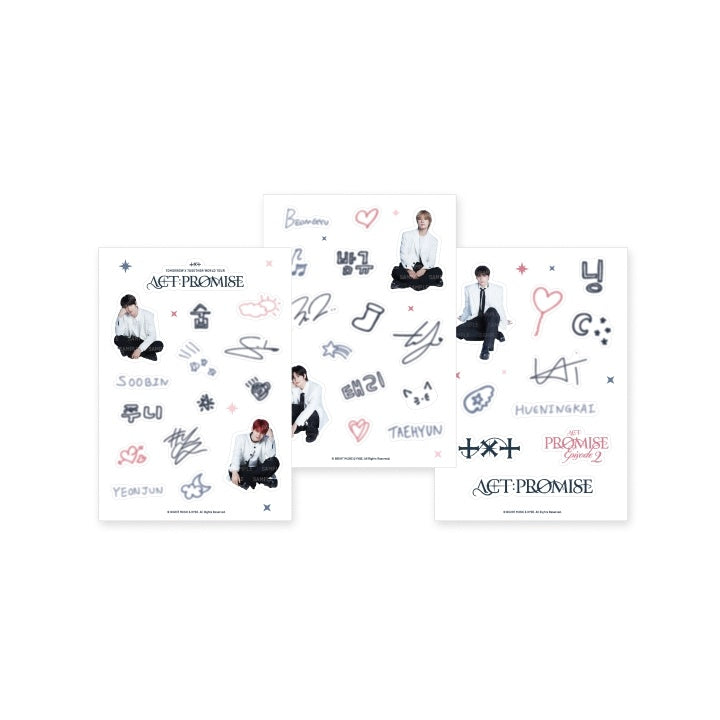 TXT - ACT : PROMISE EP.2 WORLD TOUR OFFICIAL MD DECO STICKER - COKODIVE
