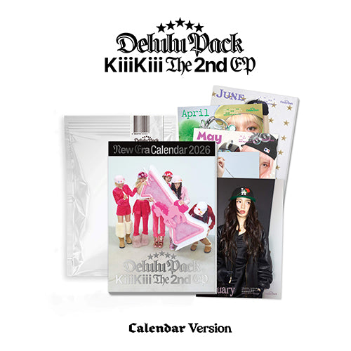 KIIIKIII - DELULU PACK 2ND EP ALBUM STARSHIP SQUARE GIFT CALENDAR VER - COKODIVE