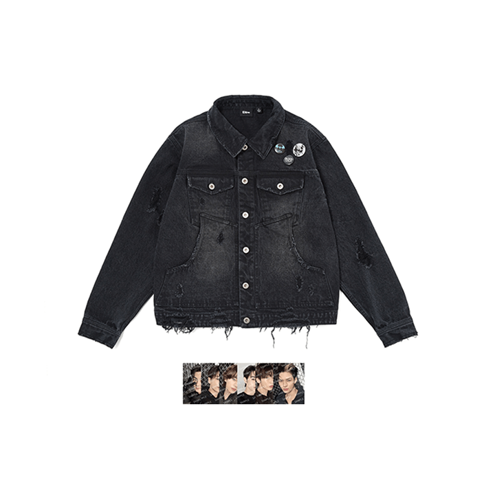 ENHYPEN BLOOD SAGA デニムジャケット　Mサイズ ENHYPEN - BLOOD SAGA WORLD TOUR OFFICIAL MD DENIM JACKET | COKODIVE