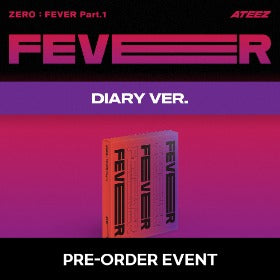 ATEEZ - ZERO : FEVER PART.1 5TH MINI ALBUM MINI RECOED GIFT PLATFORM DIARY VER - COKODIVE