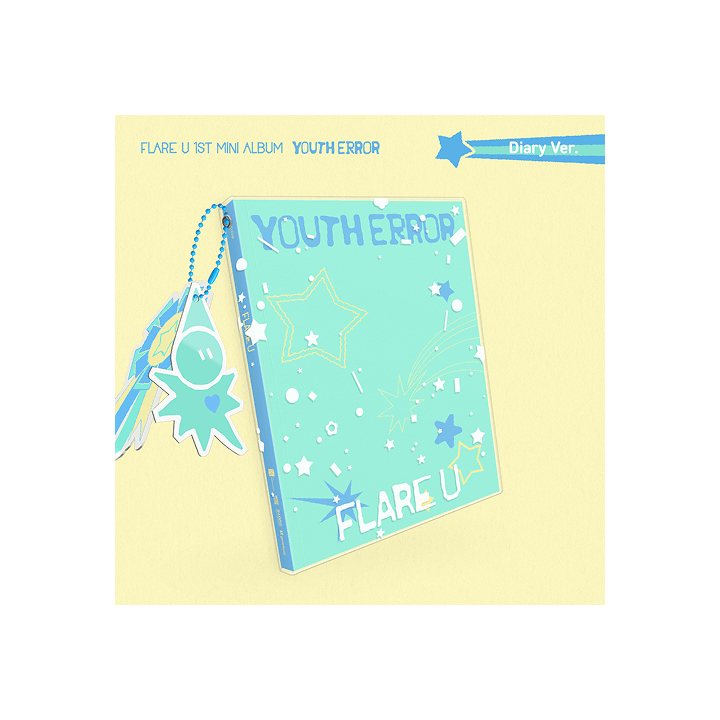 FLARE U - YOUTH ERROR 1ST MINI ALBUM WEVERSE SHOP GIFT DIARY VER - COKODIVE