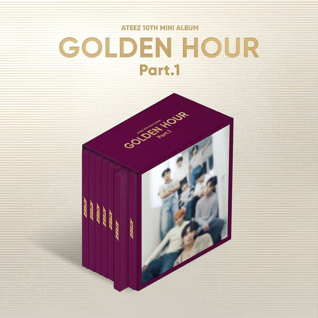 ATEEZ - GOLDEN HOUR : PART.1 10TH MINI ALBUM TOKTOQ GIFT DIGIPAK SET