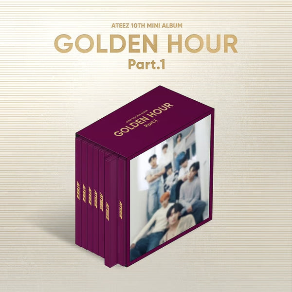 【新品未開封】ATEEZ アルバムWILL Golden hour10枚セット ATEEZ - GOLDEN HOUR : PART.1 10TH MINI ALBUM TOKTOQ GIFT DIGIPAK SET