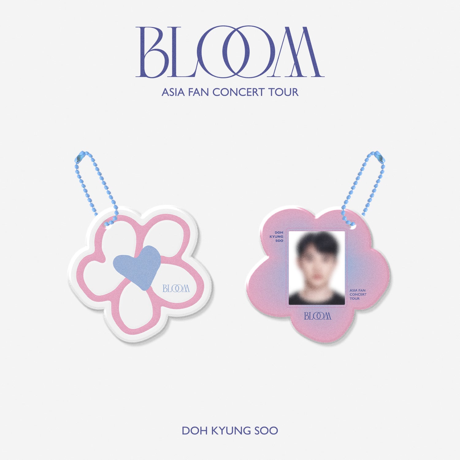D.O - ASIA FAN CONCERT TOUR OFFICIAL MD MINI PHOTOCARD KEYRING