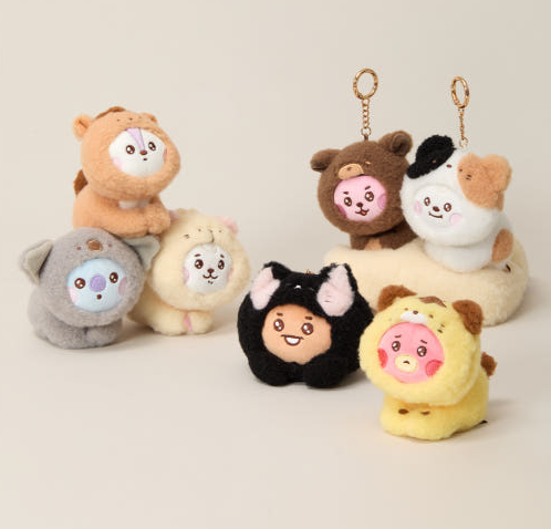 BT21 - BABY MORE FLUFFY DOLL KEYRING