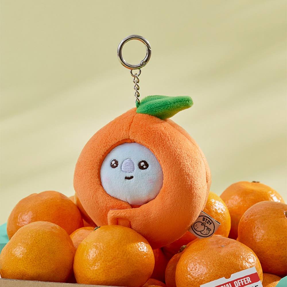 BT21 - ORANGE PARTY OFFICIAL MD BABY DOLL KEYRING - COKODIVE