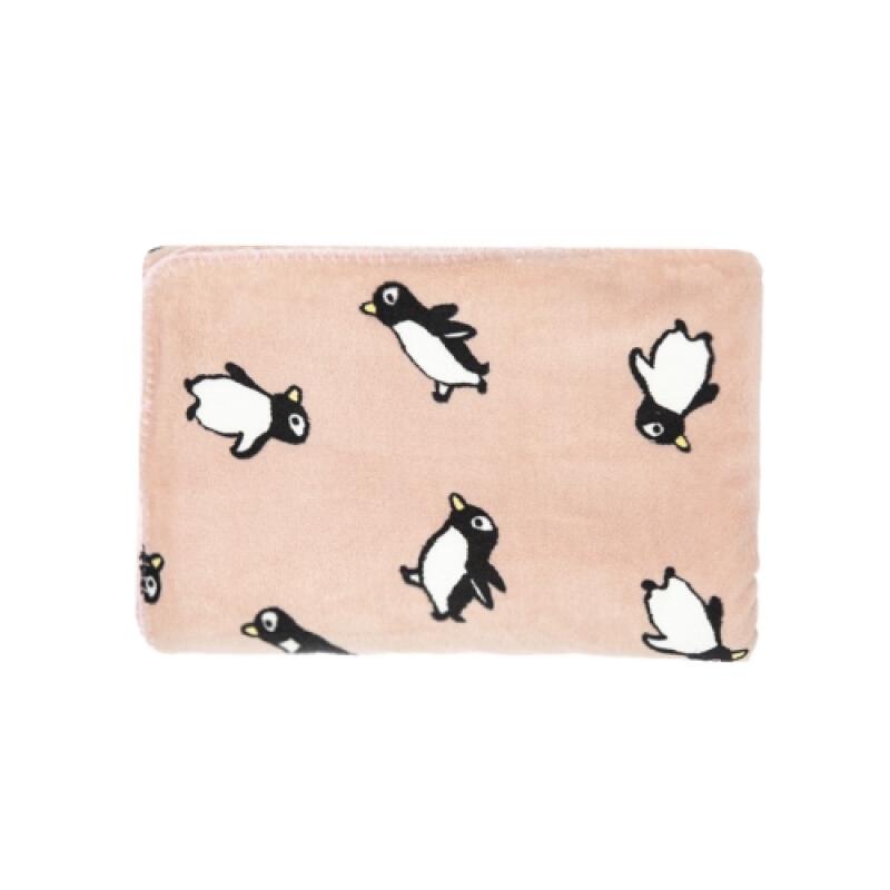 DOUBLE SIDED PINK PENGUIN LAP BLANKET - COKODIVE