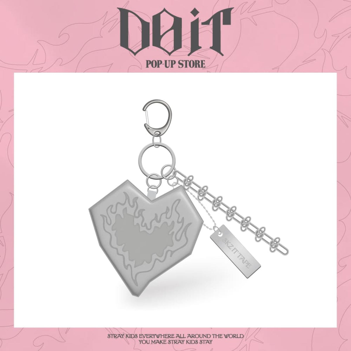 STRAY KIDS - DO IT POP UP STORE OFFICIAL MD DO IT KEYRING - COKODIVE