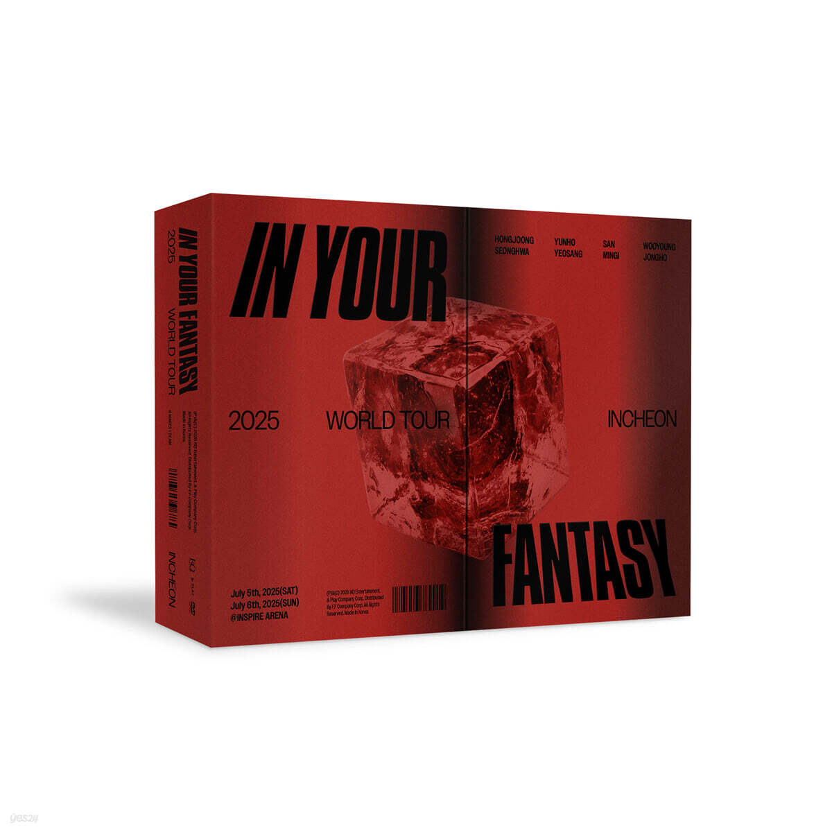 ATEEZ - IN YOUR FANTASY 2025 WORLD TOUR INCHEON DVD 93 - COKODIVE