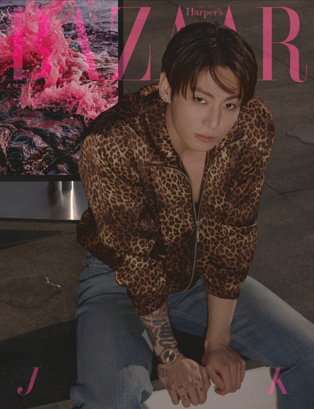 BTS JUNG KOOK - BAZAAR MAGAZINE 2026 JUNE ISSUE COVER D - COKODIVE