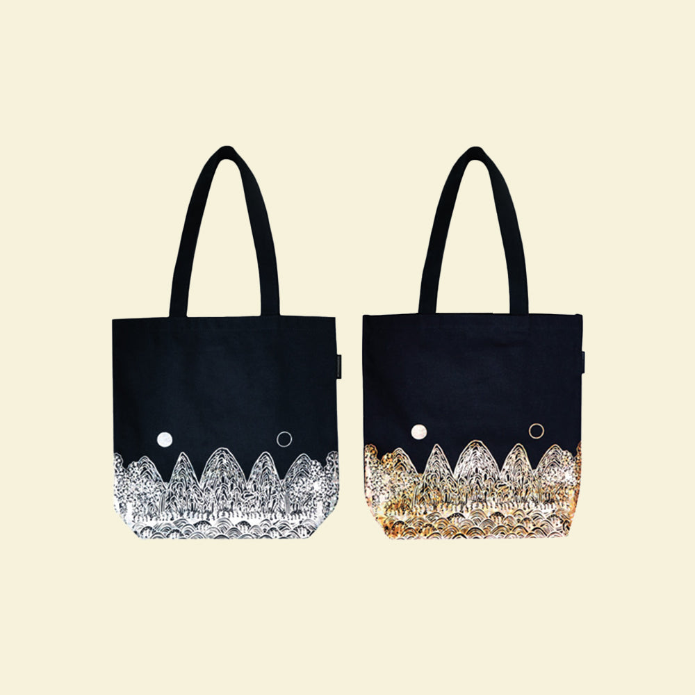 KOREAN TRADITIONAL ILWOLOBONGDO HOLOGRAM ECO BAG