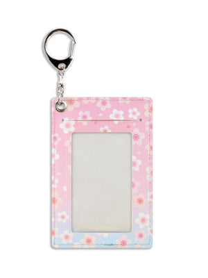BT21 - CHERRY BLOSSOM LEATHER PATCH CARD HOLDER RJ - COKODIVE