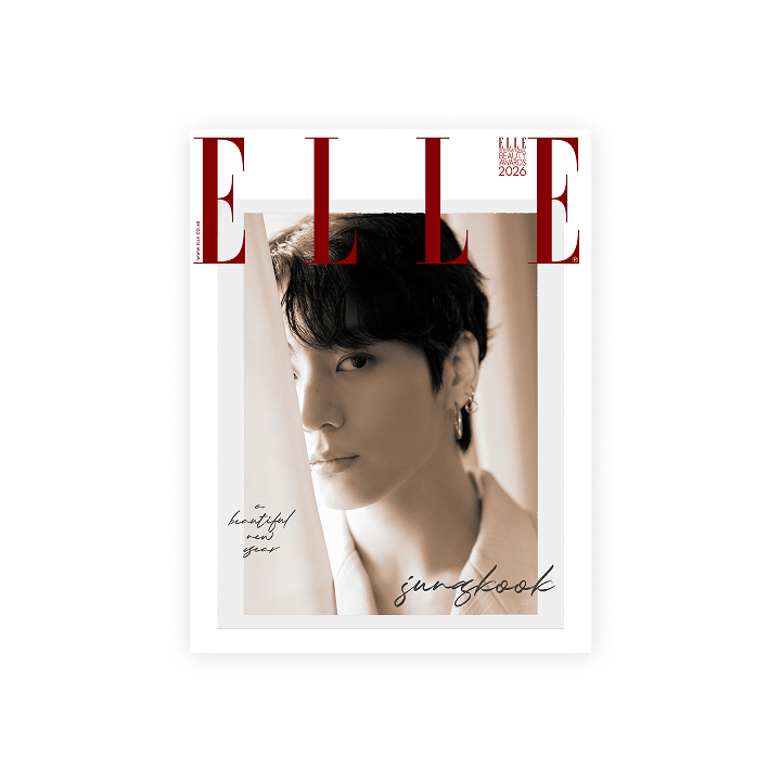BTS JUNG KOOK - ELLE MAGAZINE 2026 JANUARY ISSUE COVER E W - COKODIVE