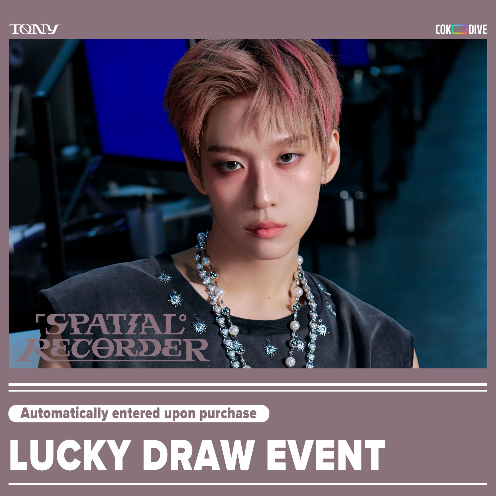 [LUCKY DRAW EVENT] TONY - SPATIAL RECORDER 1ST EP ALBUM POSTCARD VER - COKODIVE