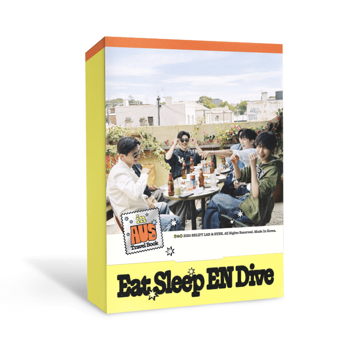 ENHYPEN - EAT SLEEP EN DIVE IN AUS TRAVEL BOOK - COKODIVE