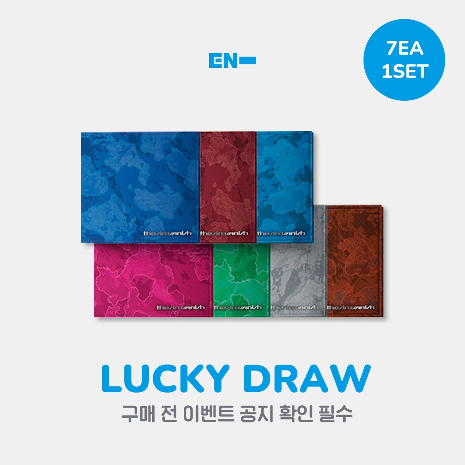 ENHYPEN - THE SIN : VANISH 7TH MINI ALBUM WITHMUU LUCKY DRAW EVENT FUGITIVES VER SET - COKODIVE