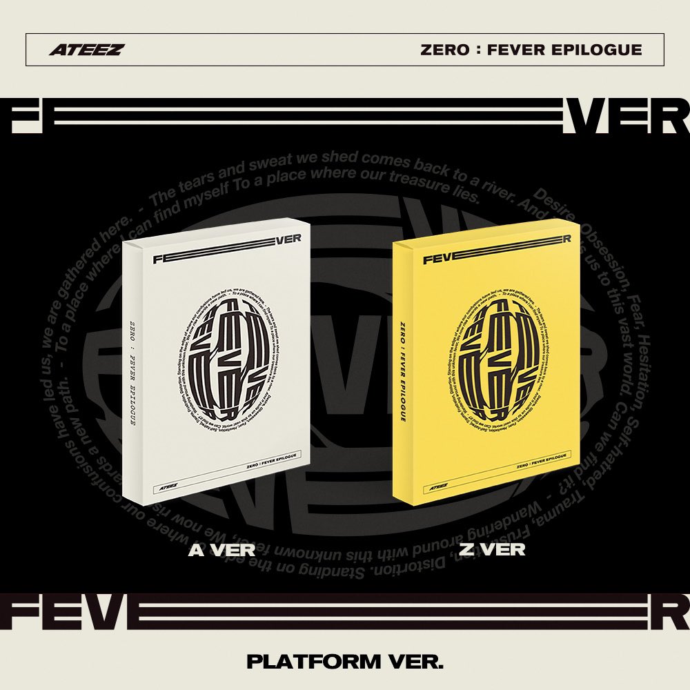 ATEEZ - ZERO : FEVER EPILOGUE 8TH MINI ALBUM PLATFORM SET - COKODIVE