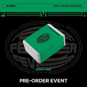 ATEEZ - ZERO : FEVER EPILOGUE 8TH MINI ALBUM MINI RECOED GIFT FIGURE DIARY VER - COKODIVE