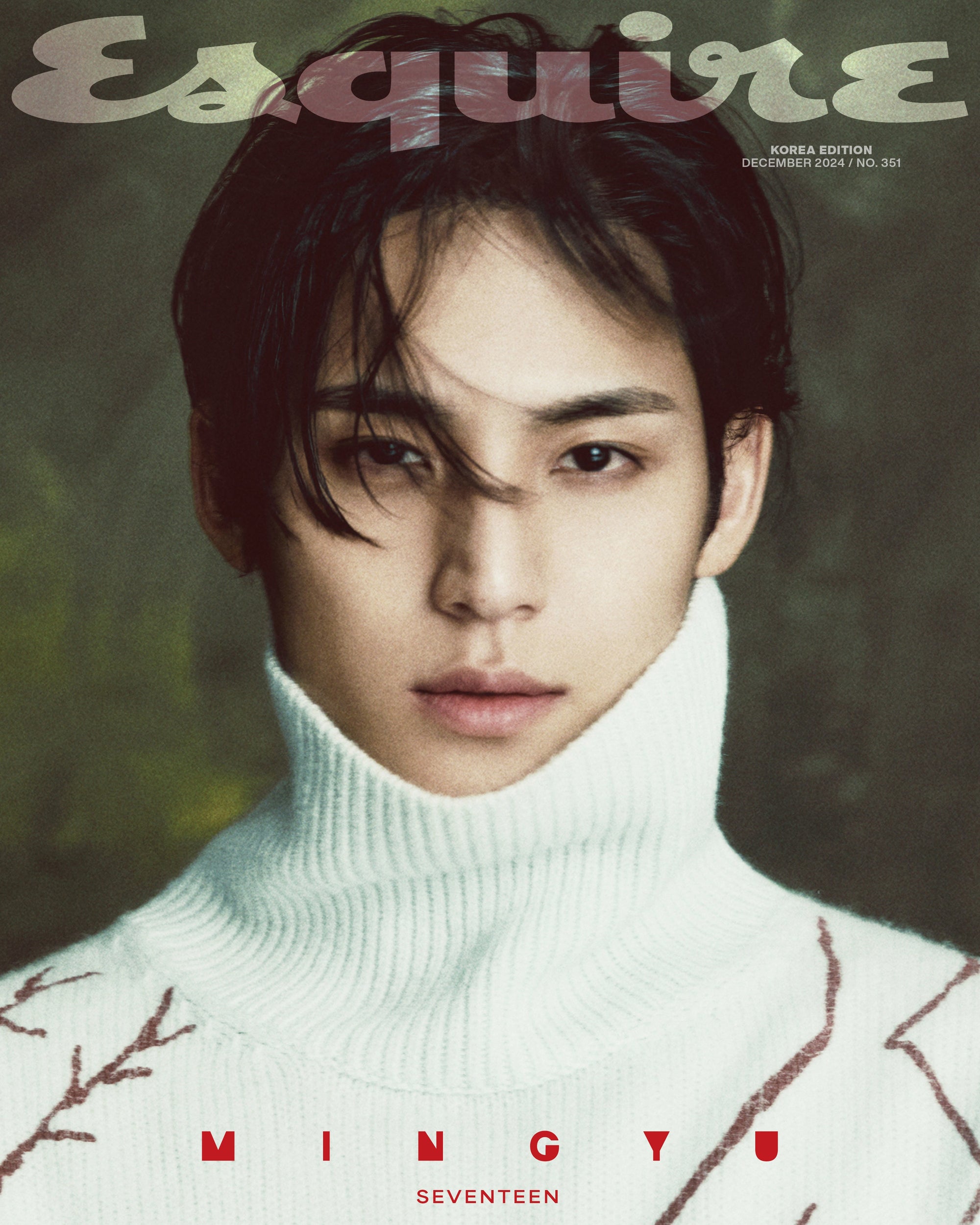 SEVENTEEN MINGYU - ESQUIRE MAGAZINE 2024 DECEMBER ISSUE COVER A - COKODIVE