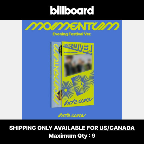 HRTZ.WAV - THE SECOND WAVE : MOMENTUM 2ND MINI ALBUM STANDARD EVENING FESTIVAL VER (US VER) - COKODIVE