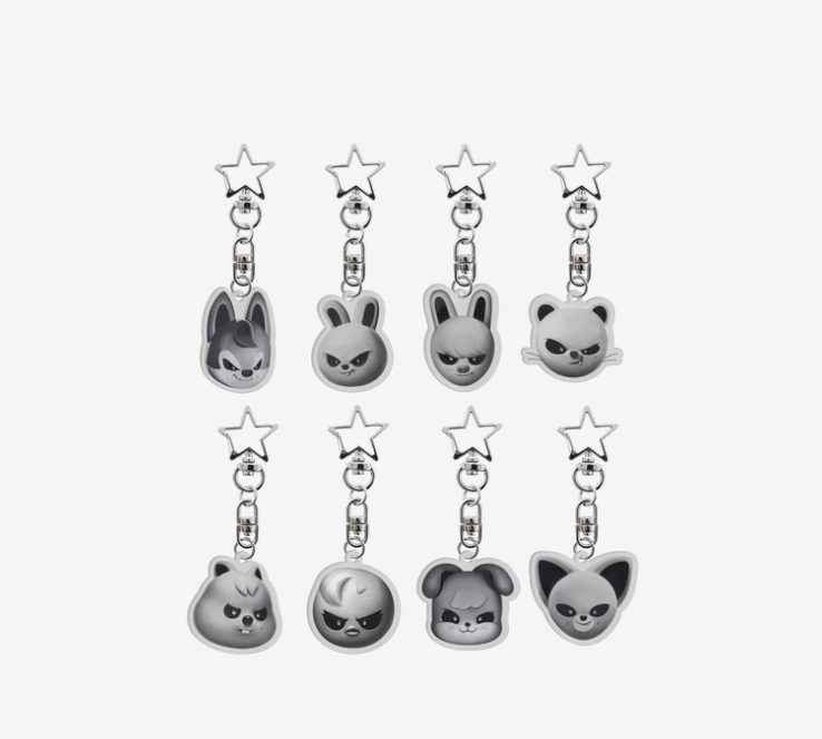 STRAY KIDS - SKZOO EVERYWHERE ALL AROUND IN SEOUL OFFICIAL MD EVIL SKZOO ACRYLIC KEYRING - COKODIVE