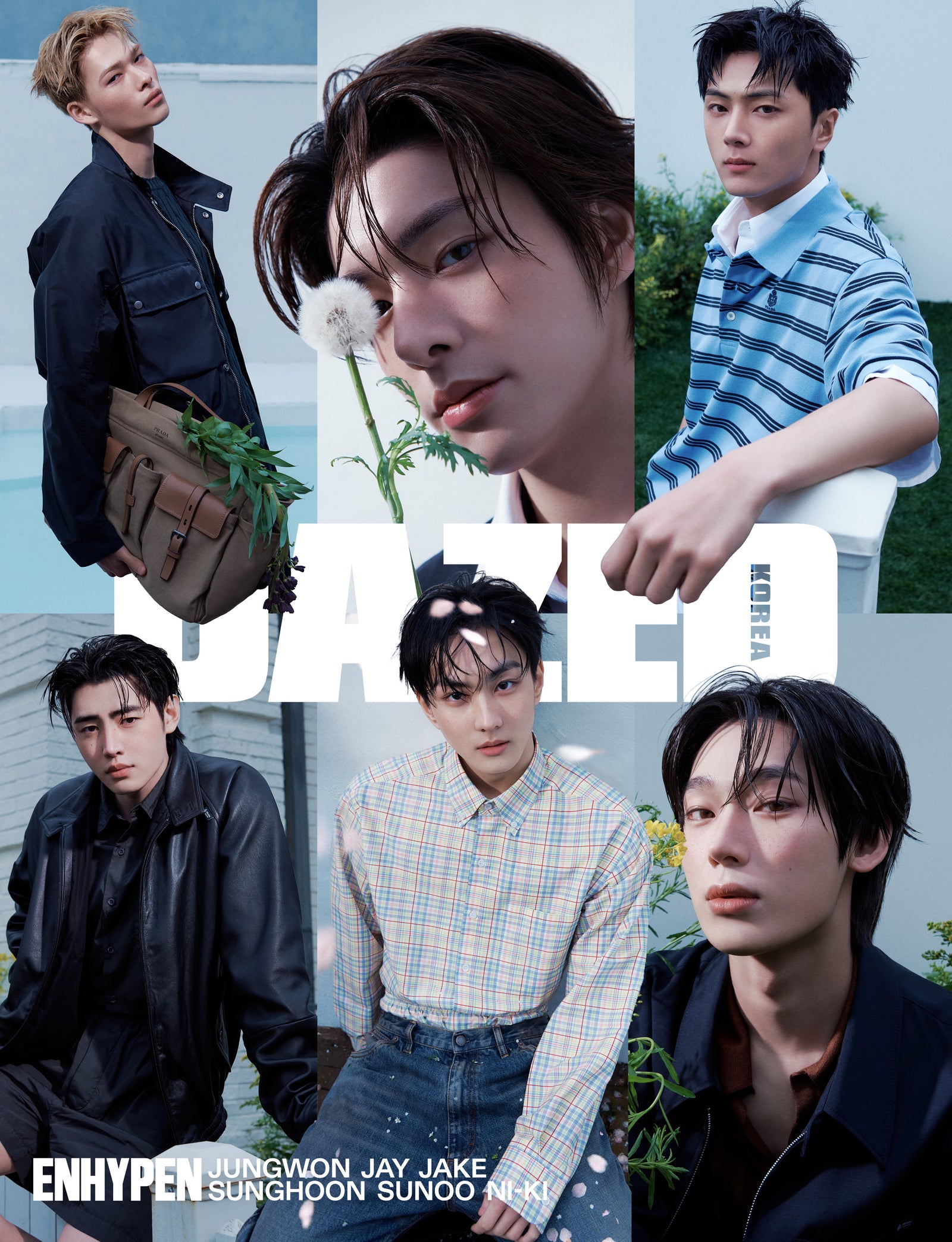 ENHYPEN - DAZED & CONFUSED KOREA MAGAZINE 2026 MAY ISSUE COVER E - COKODIVE