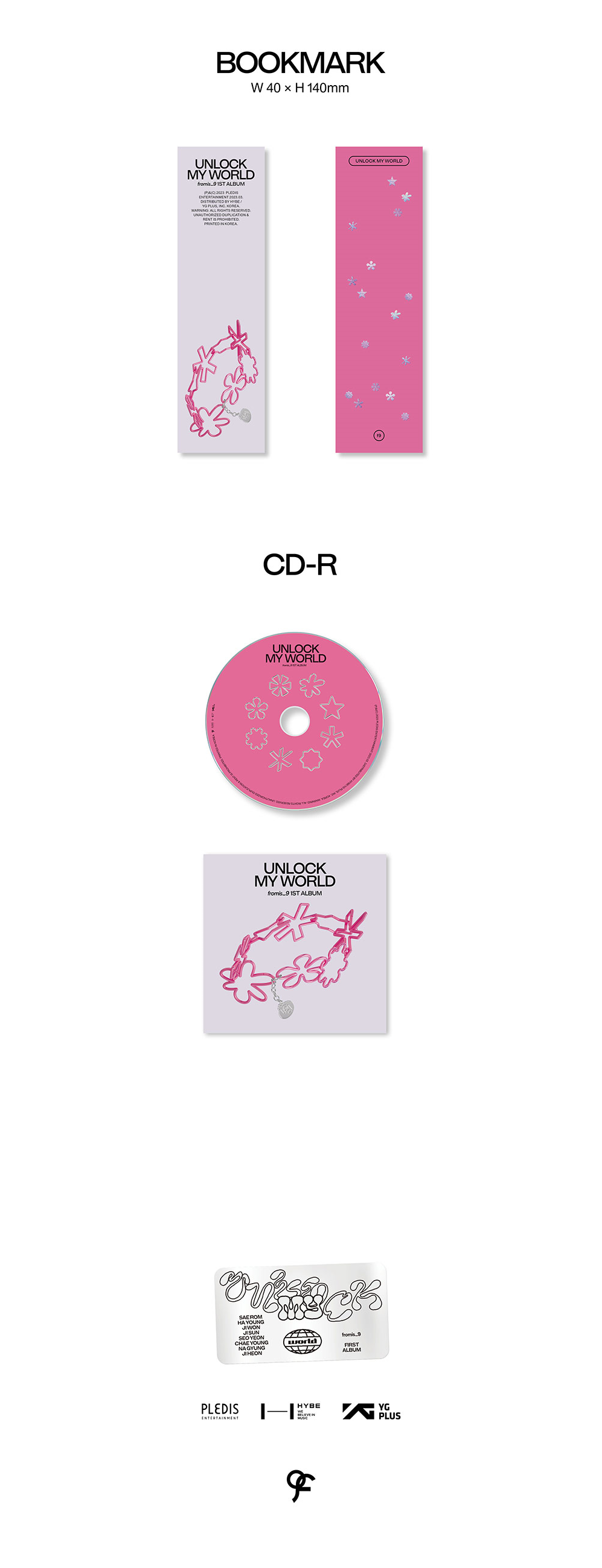 FROMIS_9 - UNLOCK MY WORLD 1ST ALBUM COMPACT VER. - COKODIVE