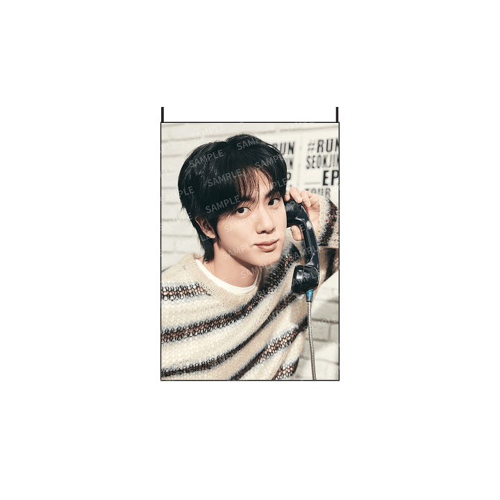 BTS JIN - RUNSEOKJIN OFFICIAL MD FABRIC POSTER - COKODIVE