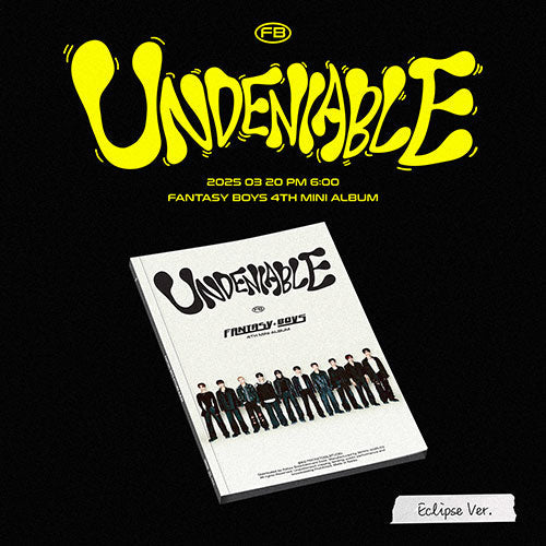 FANTASY BOYZ - UNDENIABLE 4TH MINI ALBUM STANDARD ECLIPSE VER - COKODIVE