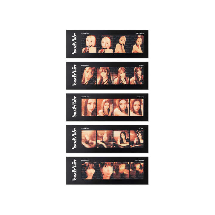 LE SSERAFIM - EASY CRAZY HOT 2025 TOUR OFFICIAL MD FILM PHOTO SET - COKODIVE