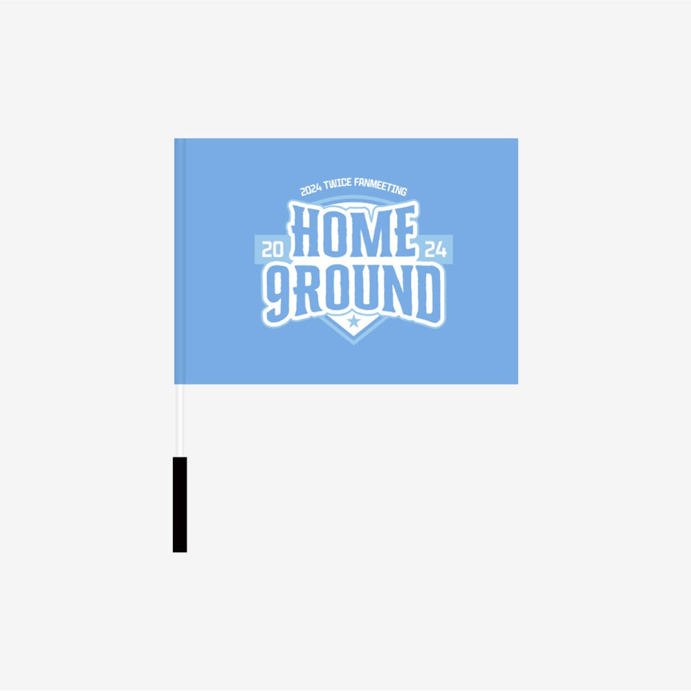 TWICE - HOME 9ROUND 2024 FANMEETING POP UP OFFICIAL MD FLAG - COKODIVE