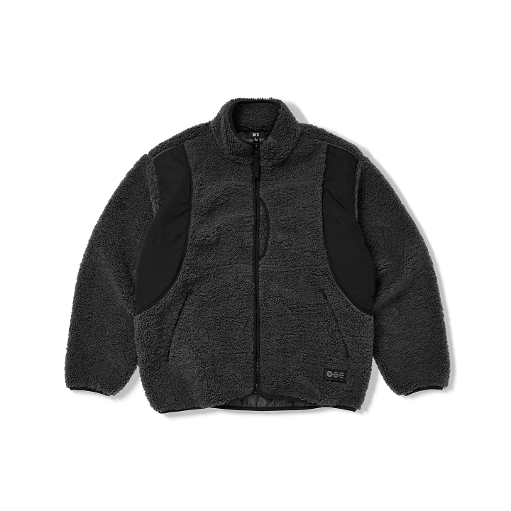 BTS - ARIRANG WORLD TOUR 2ND DROP OFFICIAL MD FLEECE JACKET (CHARCOAL) - COKODIVE