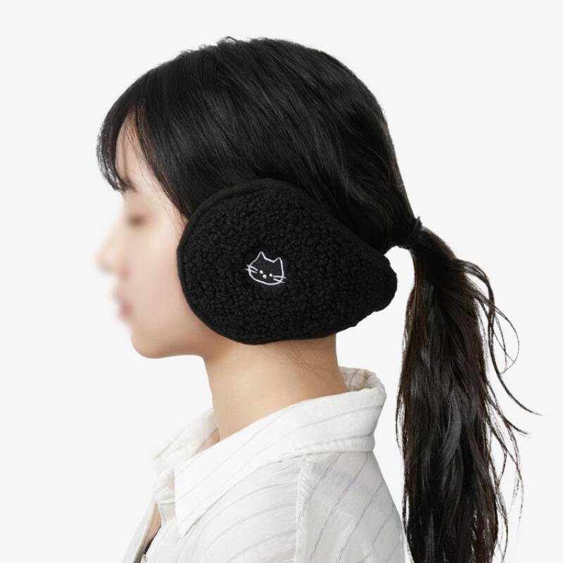 FLLEECE SPORTS EAR WARMERS BLACK - COKODIVE