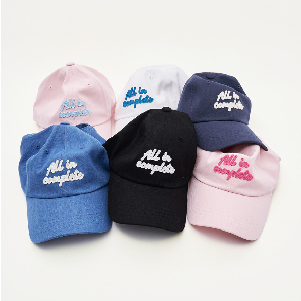 BTS JIN PICK] FLUID APPLIQUE BALL CAP