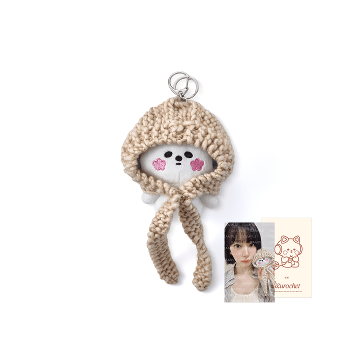 LE SSERAFIM - KKUROCHET 2ND OFFICIAL MD FIM'S CLUB HOODED SCARF LE SSERAFIM - KKUROCHET 2ND OFFICIAL MD FIM'S CLUB HOODED SCARF