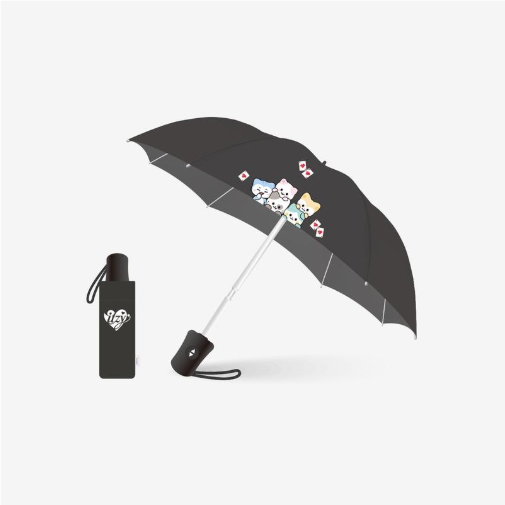ITZY - ALL IN, MIDZY 5TH FAN MEETING OFFICIAL MD TWINZY FOLDING UMBRELLA - COKODIVE
