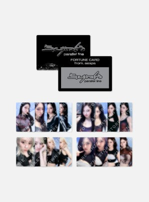 AESPA - SYNK : PARALLEL LINE 2024 AESPA 2ND CONCERT OFFICIAL MD FORTUNE SCRATCH CARD SET - COKODIVE