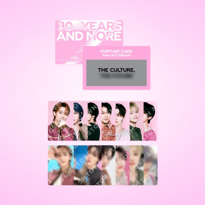 NCT DREAM - SM TOWN LIVE 2025 OFFICIAL MD FORTUNE SCRATCH CARD SET - COKODIVE