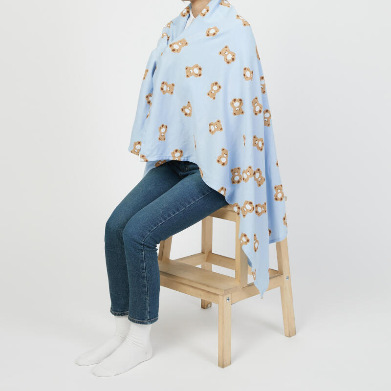 FOUR SEASONS BEAR LAP BLANKET BLUE - COKODIVE