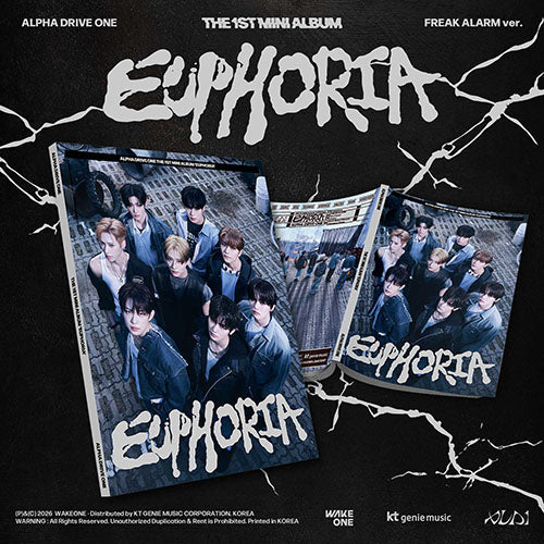 ALPHA DRIVE ONE - EUPHORIA 1ST MINI ALBUM HMV GIFT FREAK ALARM VER - COKODIVE